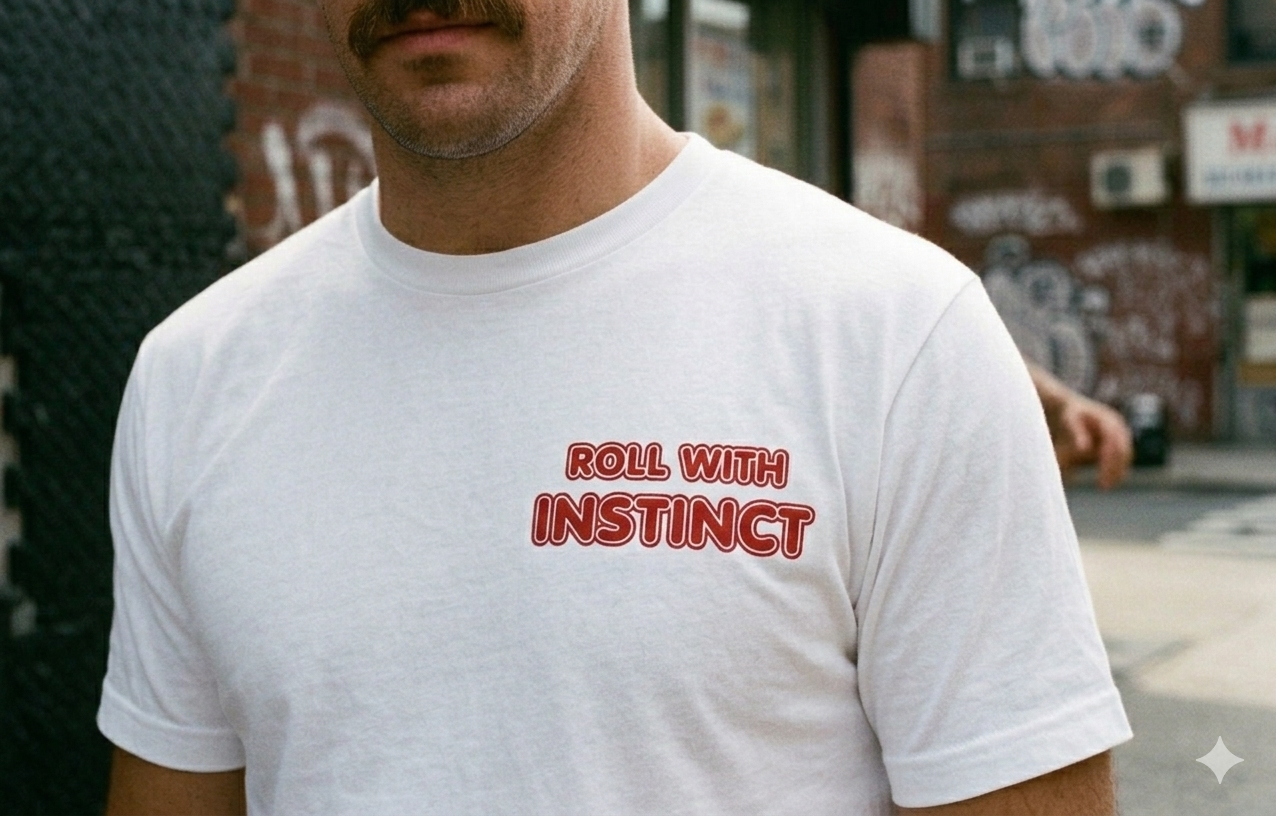 Tape & Roll Tee — Front