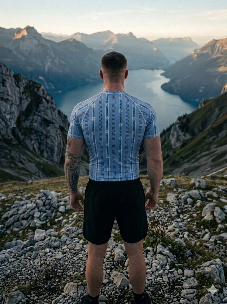 Edelweiss Rashguard — Back